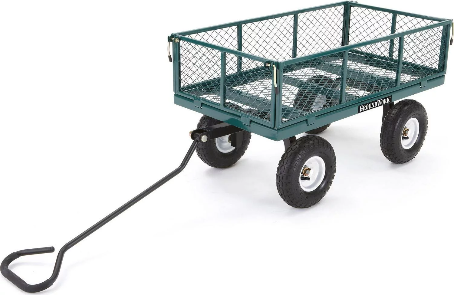 GroundWork 800 lb. Capacity Steel Garden Cart