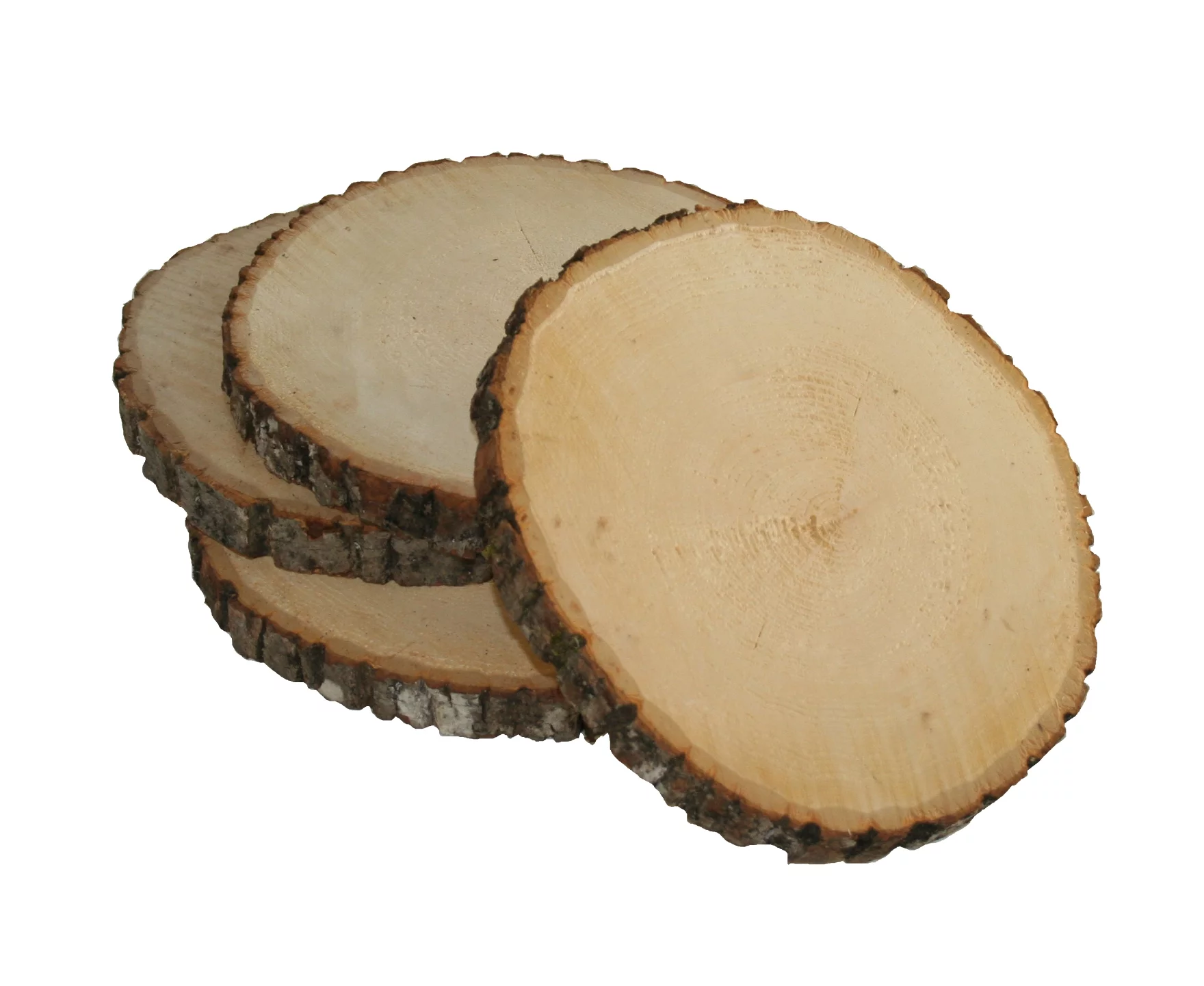 Basswood Natural Round (4 pack) 9-12