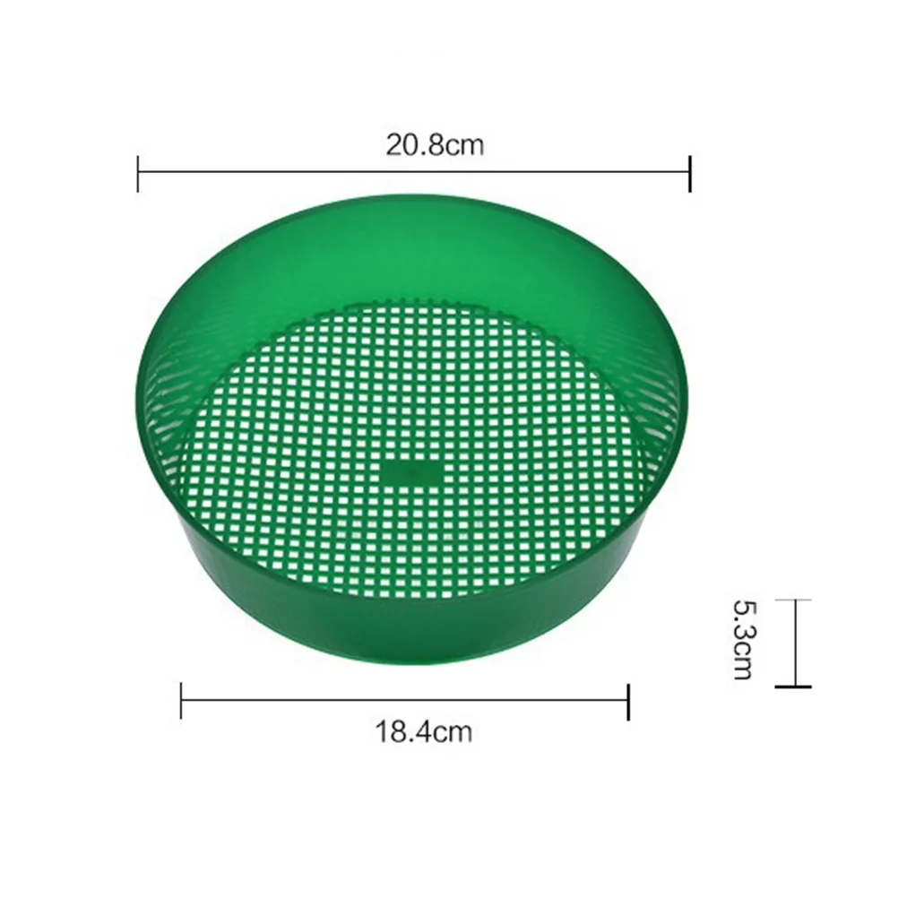 Garden Soil Sieve Garden Soil Sieve Handheld Soil Stone Mesh Plastic Garden Sieve Gardening Tool