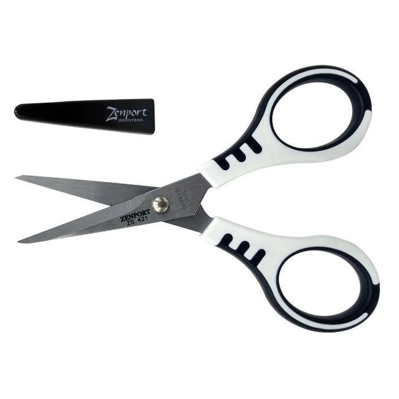Zenport  5.25 in. Scissors, Trimmer Bee, Stainless & Safety Cap