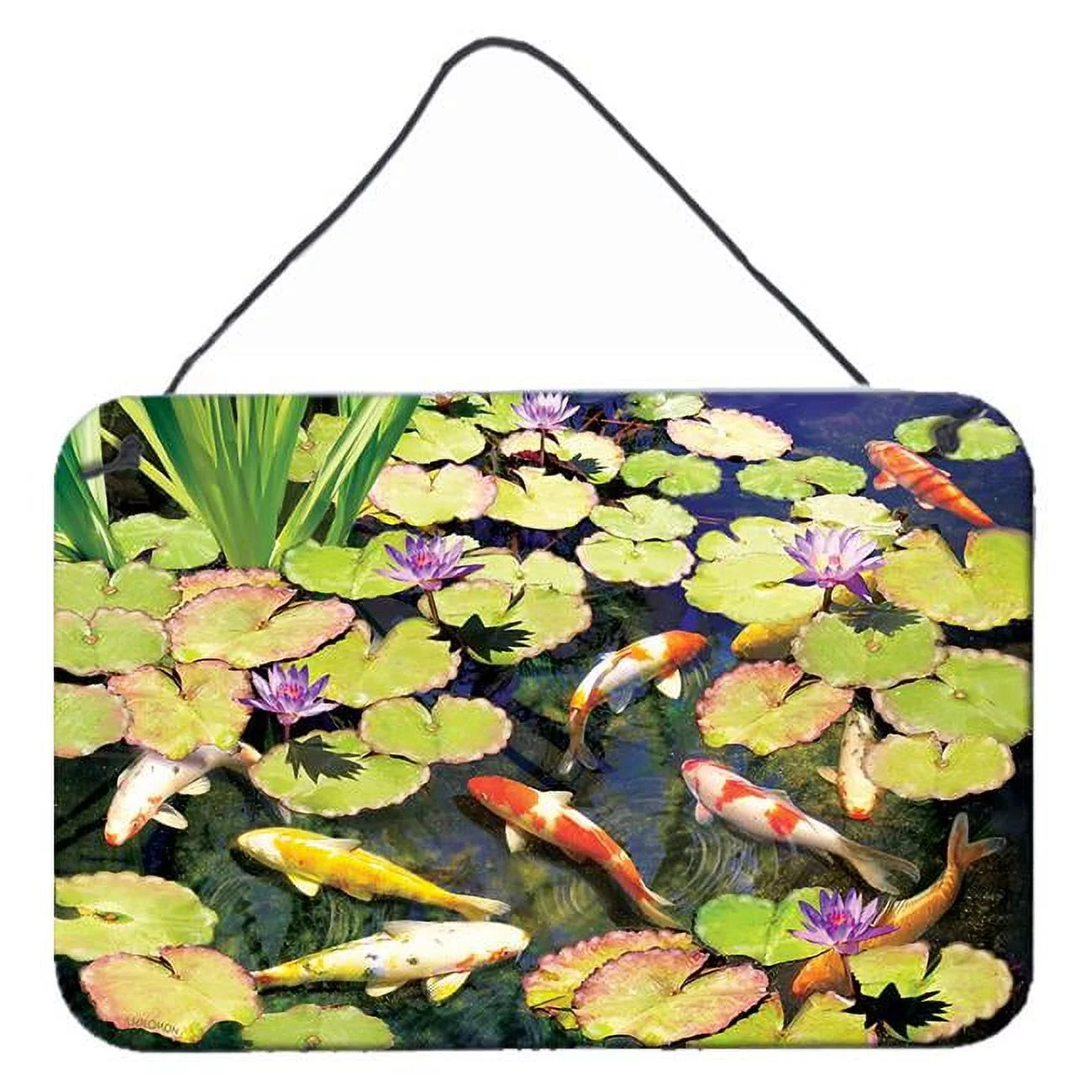 8 x 12 in. Koi Pond IV Wall or Door Hanging Prints