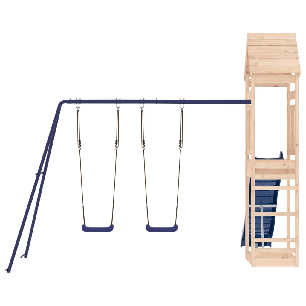 Dcenta Playset Solid Wood Pine