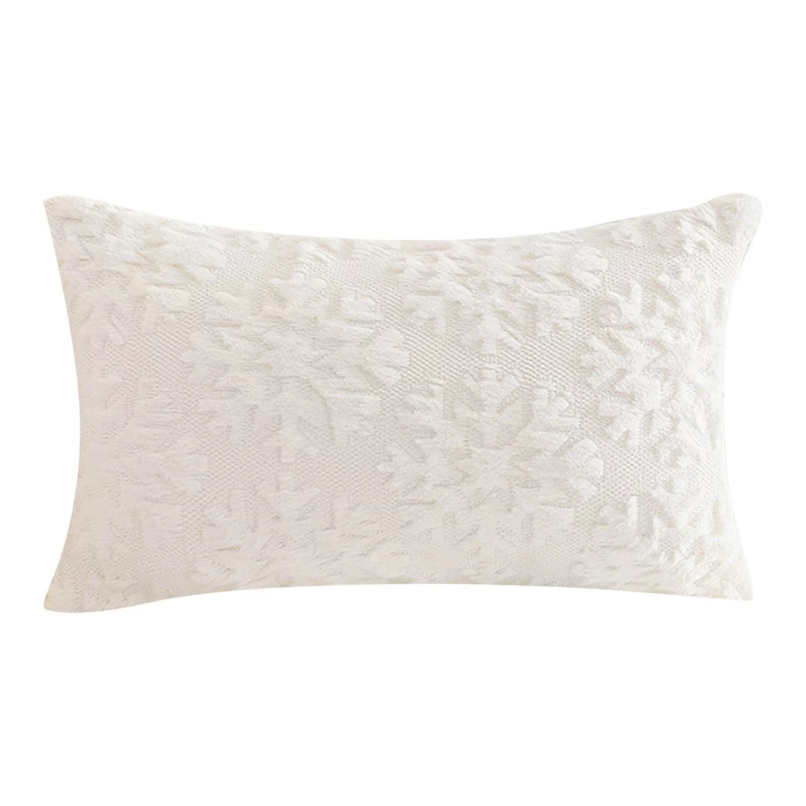 SIfdSeng Zippered Pillow Cases King Size Christmas Plush Pillowcase Snowflake Christmas Tree Living Room Sofa Cushion Party Decoration Pillowcase King Pillow Cases Cotton Grey