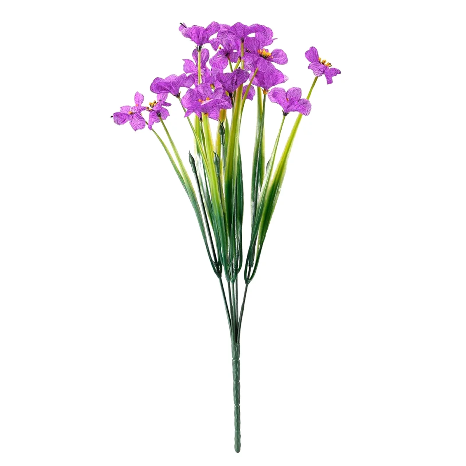 Dengmore 12.98in Artificial Lavender Flowers 6 Bundles Fake Flowers No Fade Faux Plastic Plants