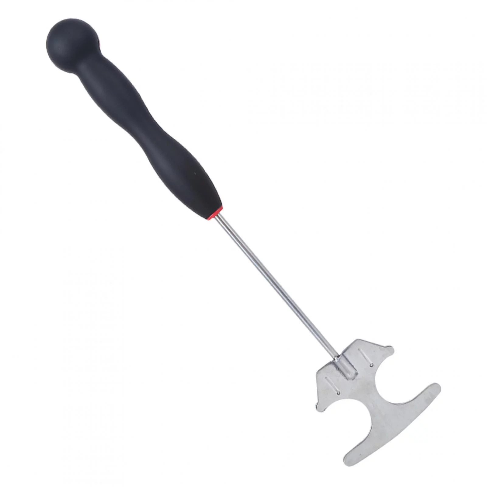 Eddwiin Stainless Steel T Shape EVA Handle Mix Shrimp Bait Shovel Fishing Tackle for Fisherman