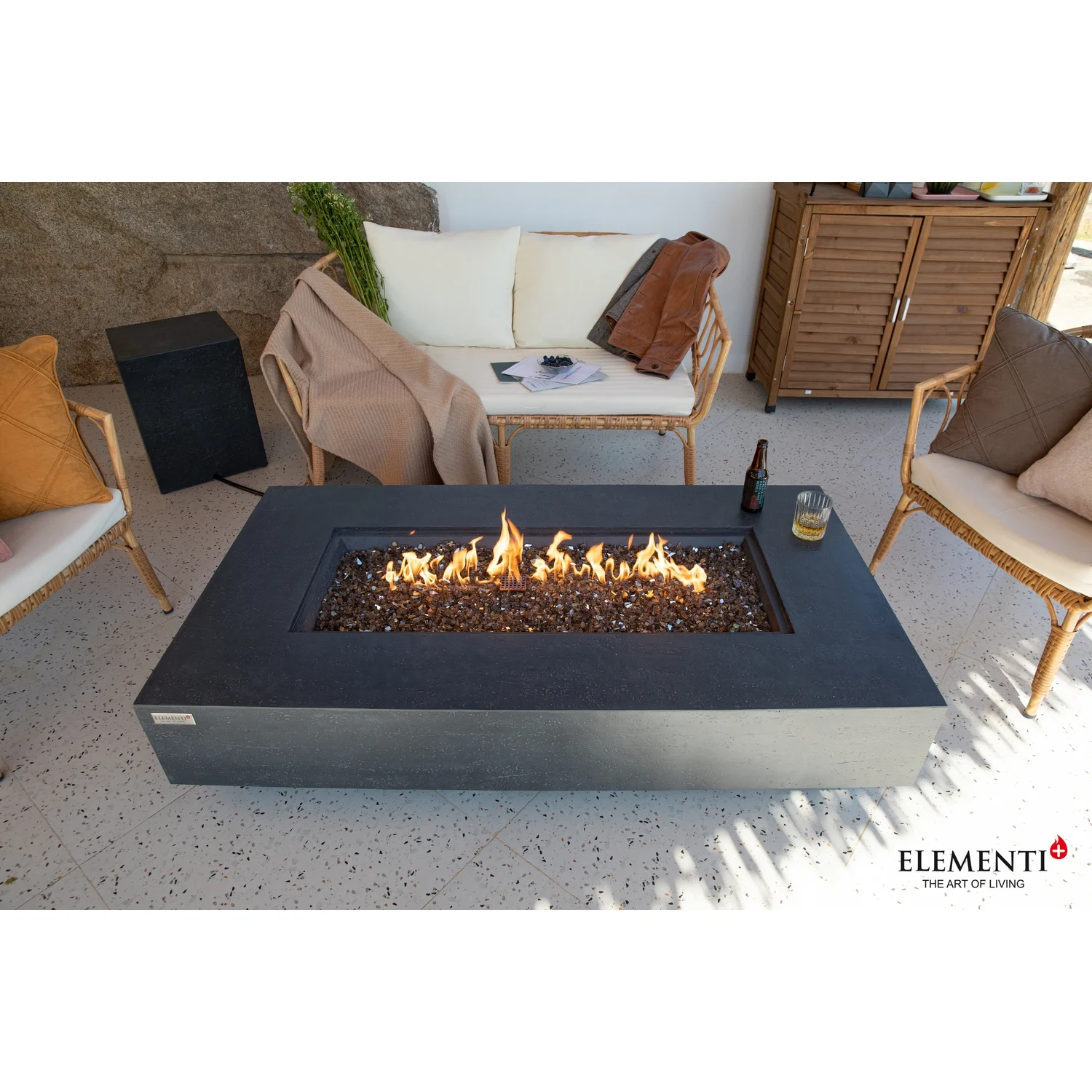 Elementi POSITANO Fire Table Propane Assembly