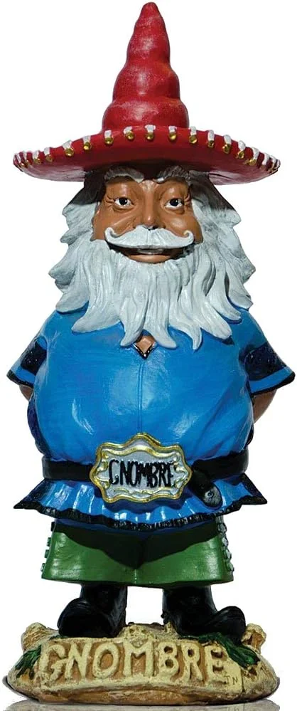 Gnombre - The Hispanic Garden Gnome