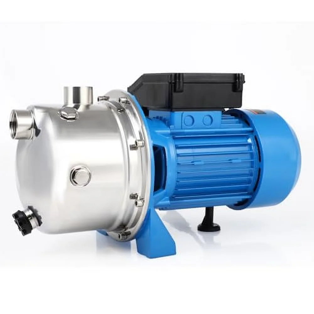 1.6HP Shallow Well Pump Garden Pump, 1162GPH, 110-120V, with Portable Handle for Home Garden Lawn Irrigation Farm Water Removal Sprinkler System