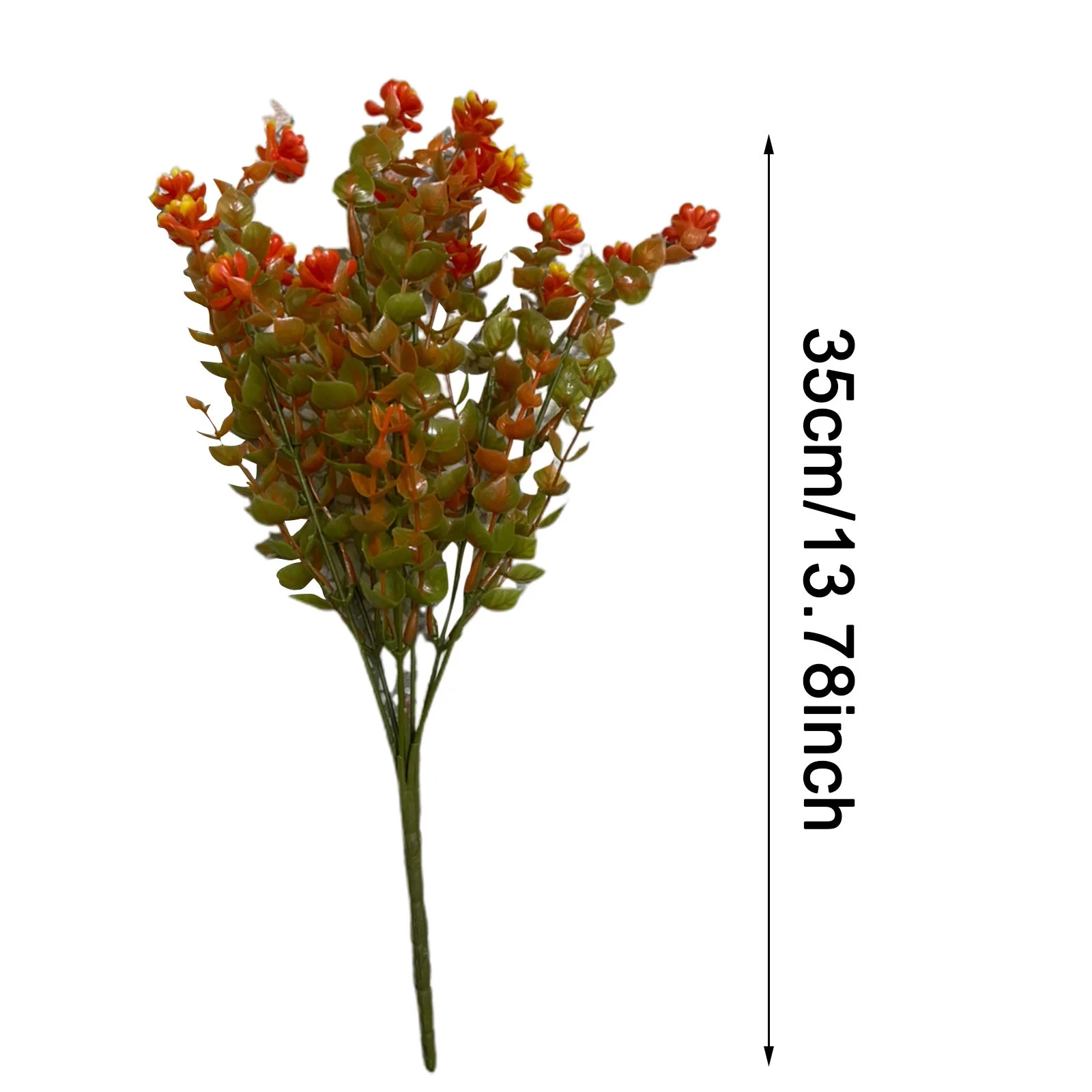 1PC Artificial Fall Flowers Outdoor Flowers Shrubs For Autumn Floral Arrangement Hanging Baskets Home Garden Decor Winter Arrangements Artificial Big Artificial Flowers Small Sunflowers