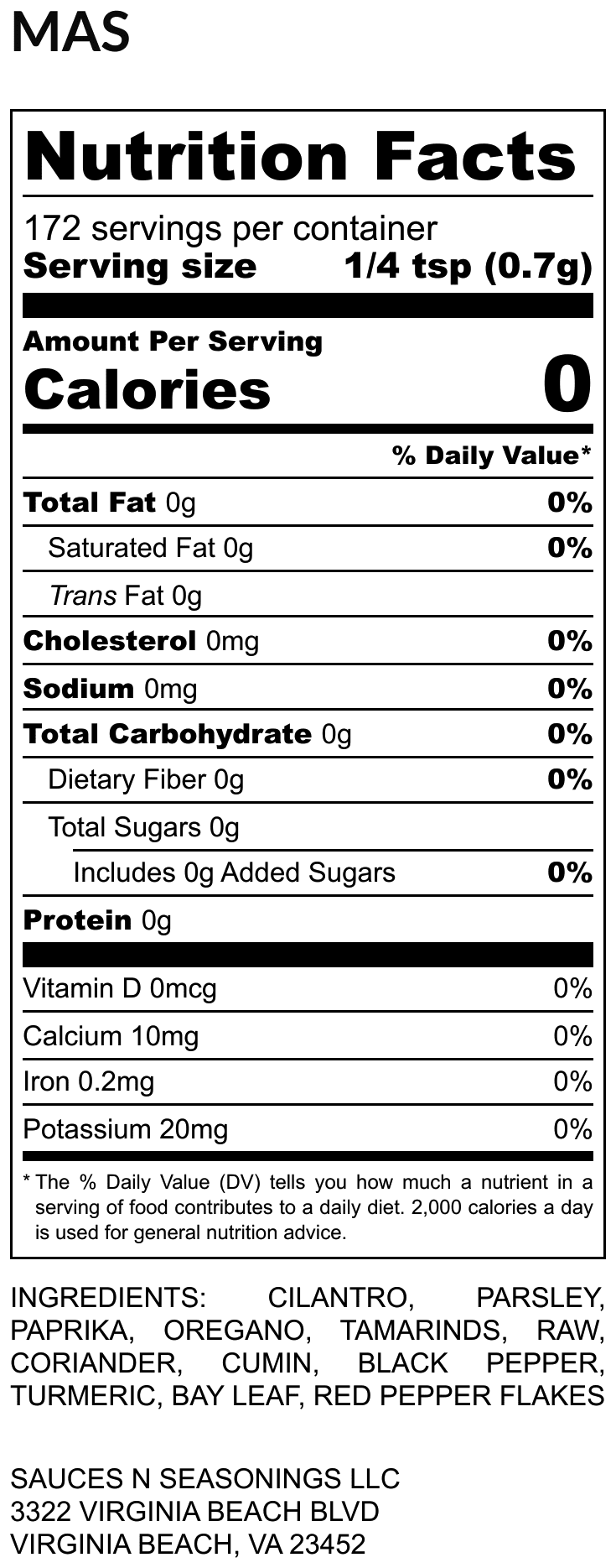 Mas ~ Tamarind Infused, No Sodium, No Cholesterol, No Fat, Vegan, Keto, Paleo Friendly 9 oz