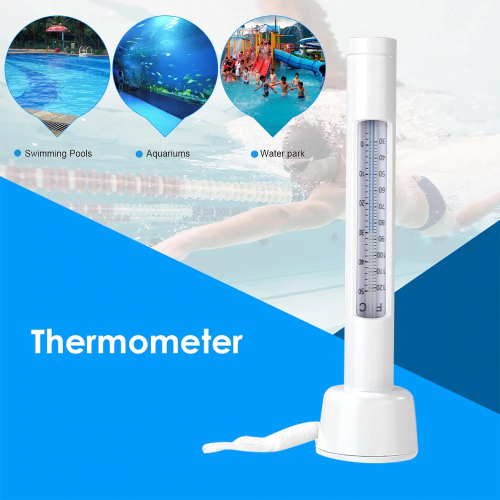 Floating Pool Thermometer, Water Floating Temperature, Thermometer, Outdoor&Indoor Thermometer for Swimming Pools, Spas, Hot Tubs, Fish and Ponds
