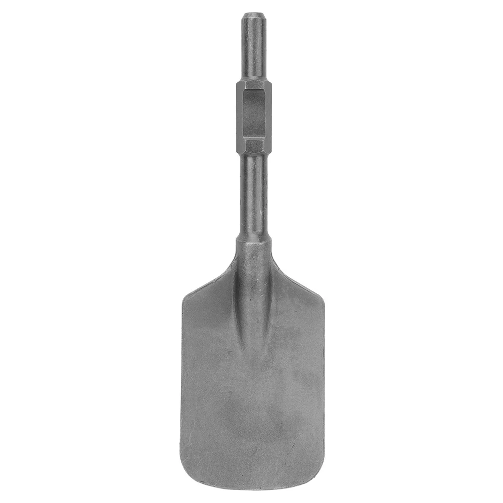 Goldmeet Chrome Steel Clay Spade Scoop Chisel Bit For Electric Breaker with Black Plastic Box