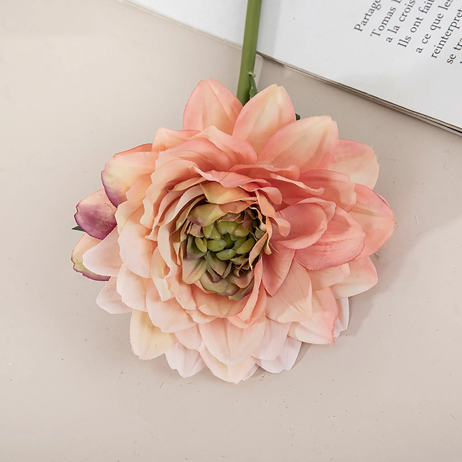 Simulation Flower Single Head Dahlias Fake Flower Home Decoration Simulation Flower