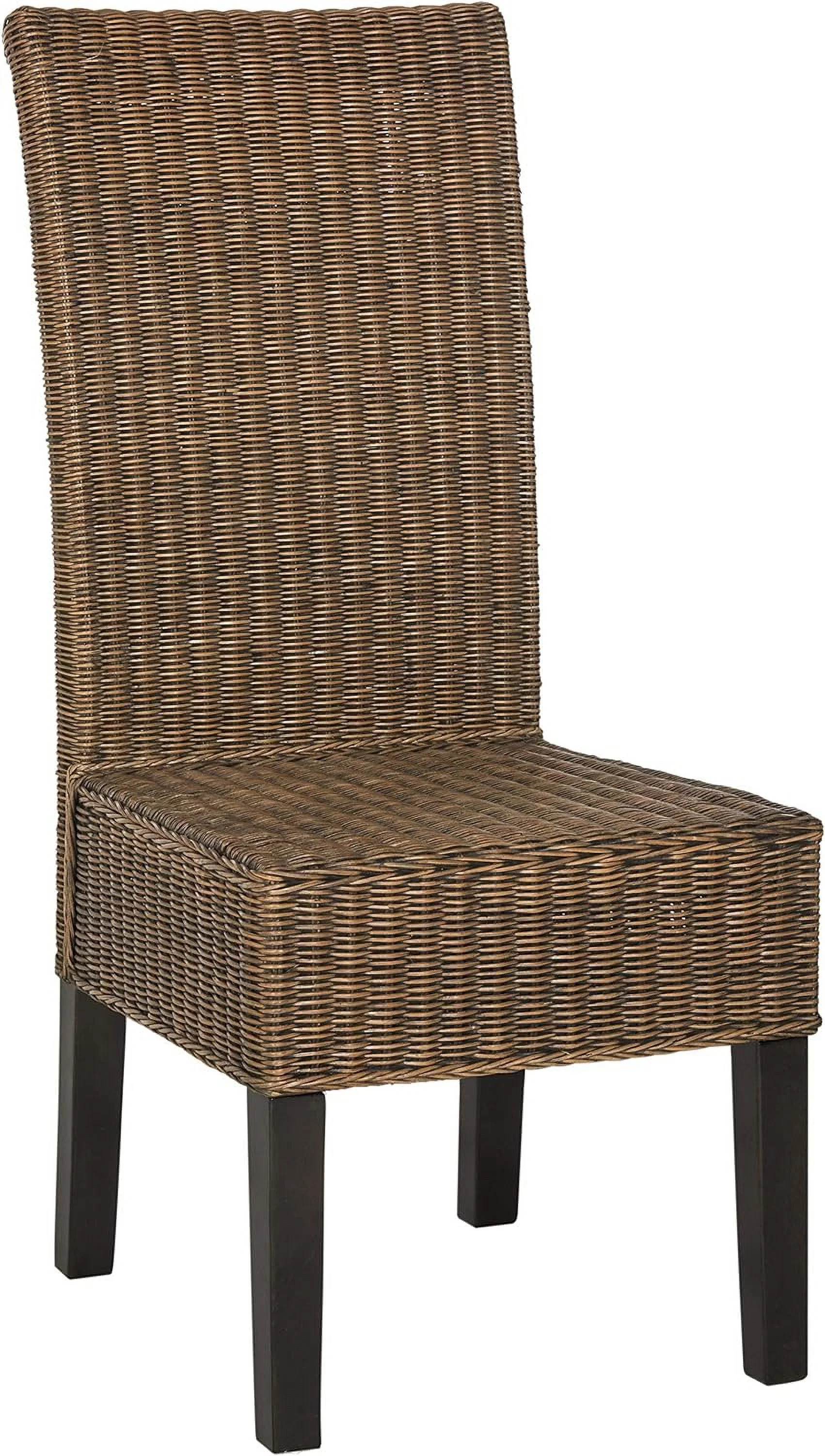Home Collection Arjun Grey Wicker 18-Inch Dining Chair
