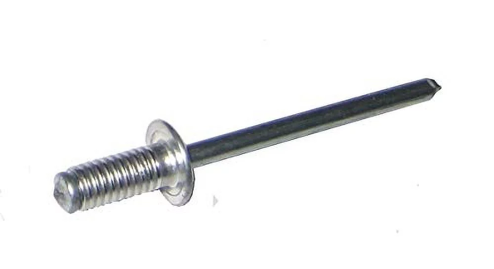 DIAMETER ALUMINUM GROVE RIVET FOR RIVETING METAL TO WOOD.161-.508 GRIP RANGE (PACK OF 50 PIECES)