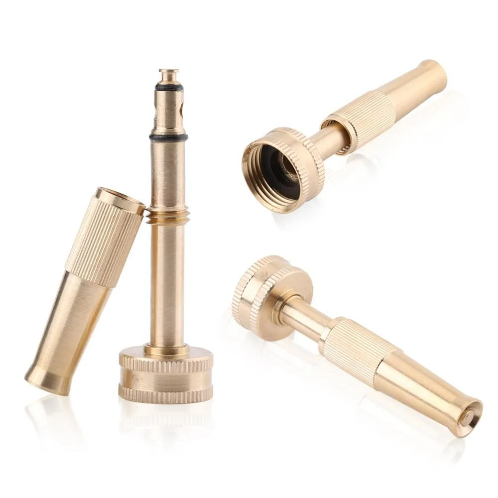 Newce  Adjustable Brass Construction High Pressure Spray Gun Head Garden Water Hose Nozzle Sprayer  Water Hose Spray Nozzle  Spray Nozzle