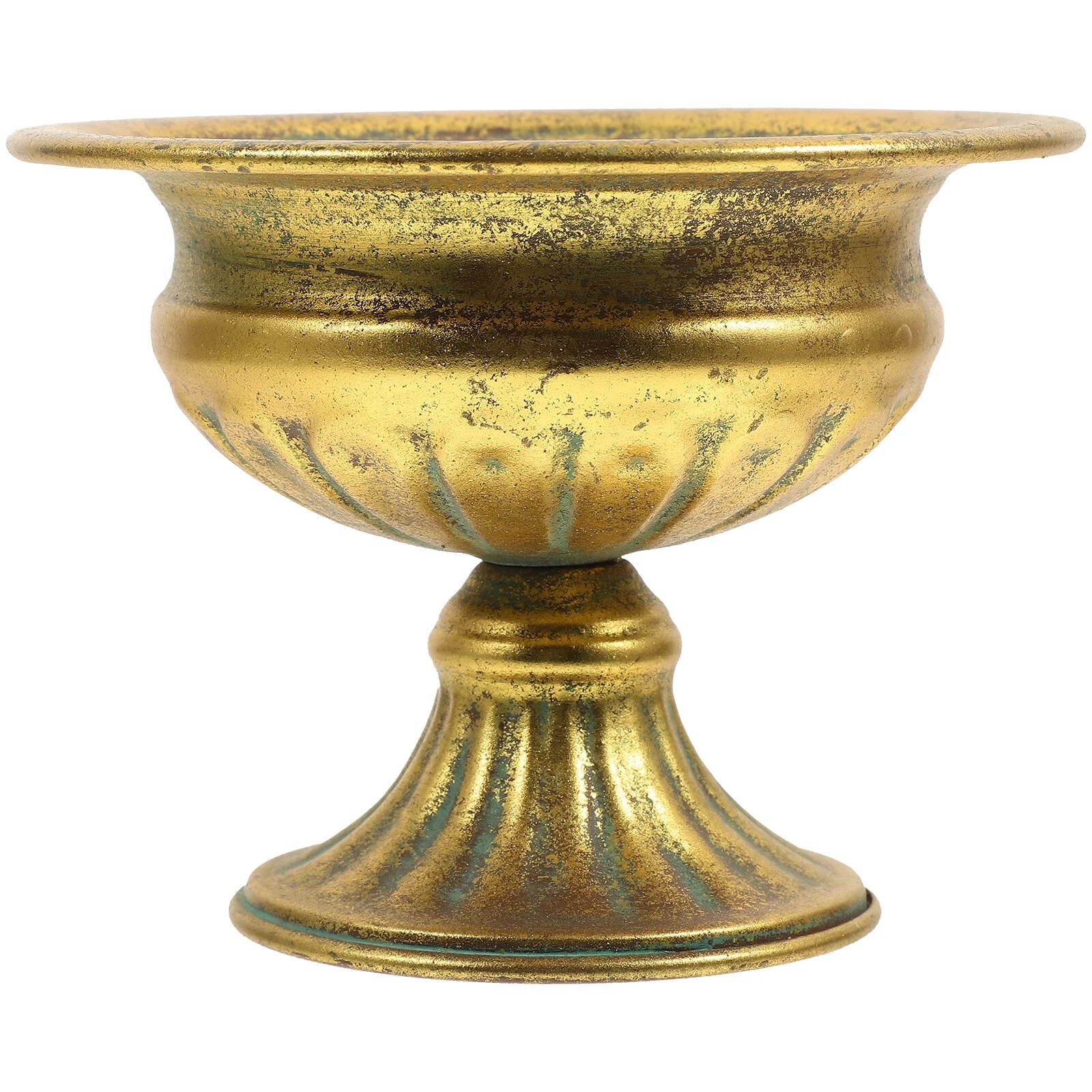 Jibingyi Metal Flower Pot Iron Plant Pot Planter Living Room Balcony Garden Metal Planter Pot