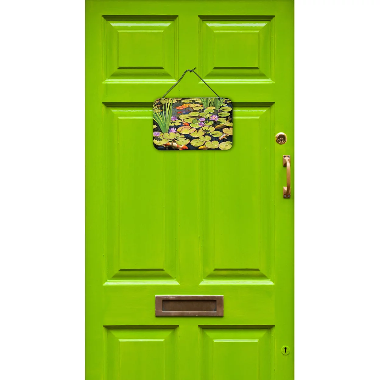 Carolines Treasures PRS4050DS812 Koi Pond II Wall or Door Hanging Prints  8x12 multicolor