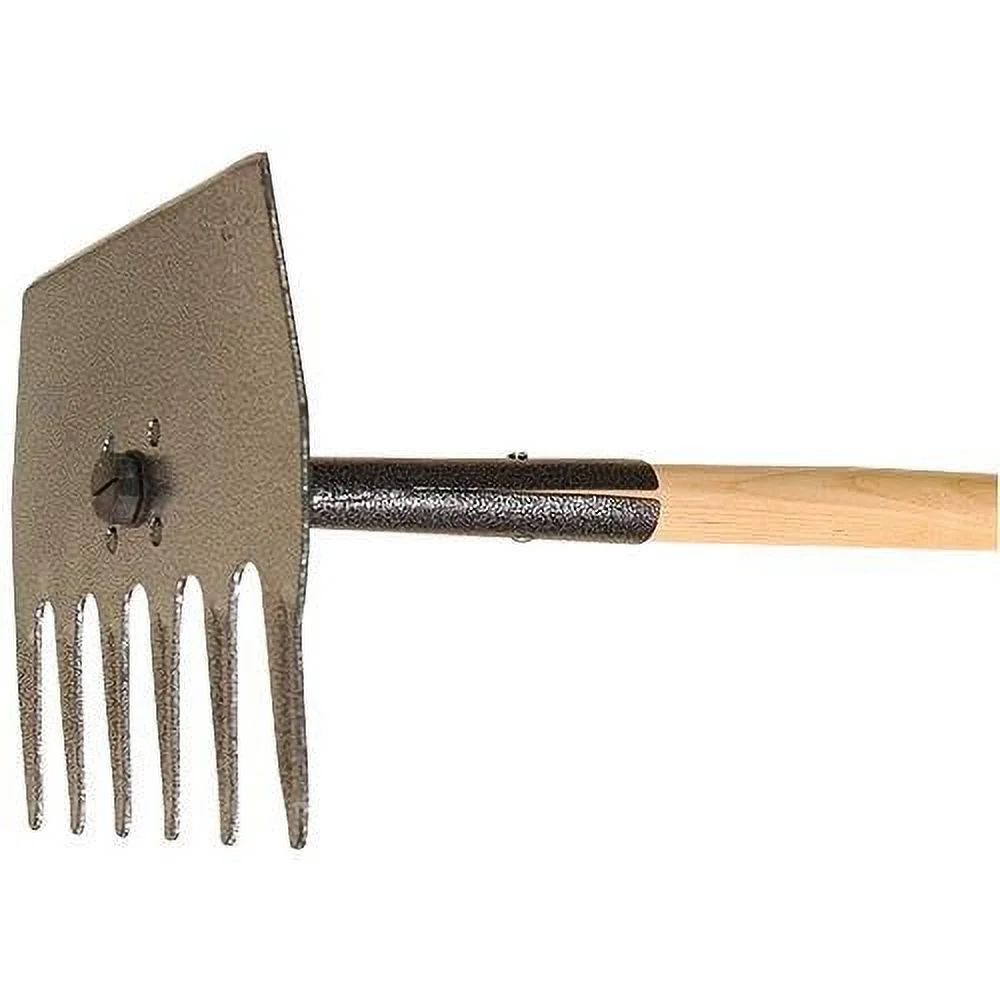Multi-use Landscaping and Forestry Tool, 48 Inch Handle - Grading, Raking, Scraping, Grubbing and Tamping