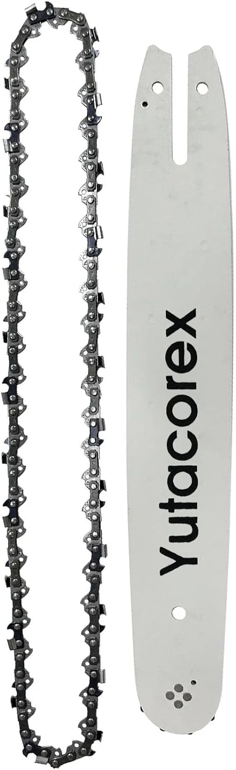 Yutacorex 14inch Chainsaw Guide Bar and Chain Combo,3/8