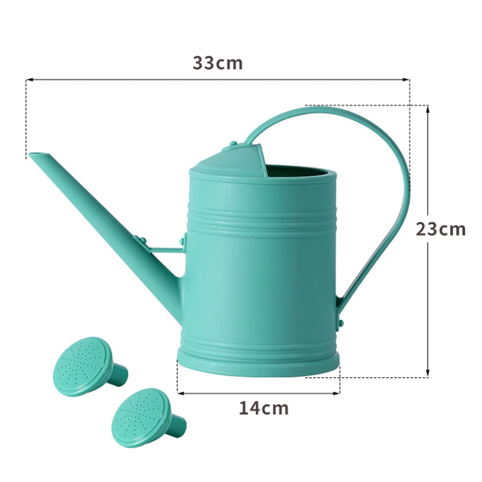 Miulika 2L Plant Watering Can Ergonomic Handle Watering Plants Leakproof Garden Water Pot for Office Yard Indoor Outdoor House Flower