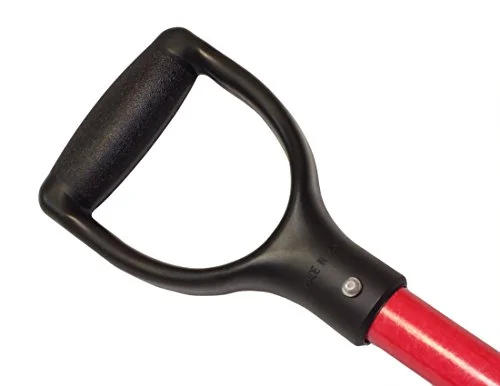 62510 14 Gauge. Round Point Shovel.  Fiberglass D'grip Handle.
