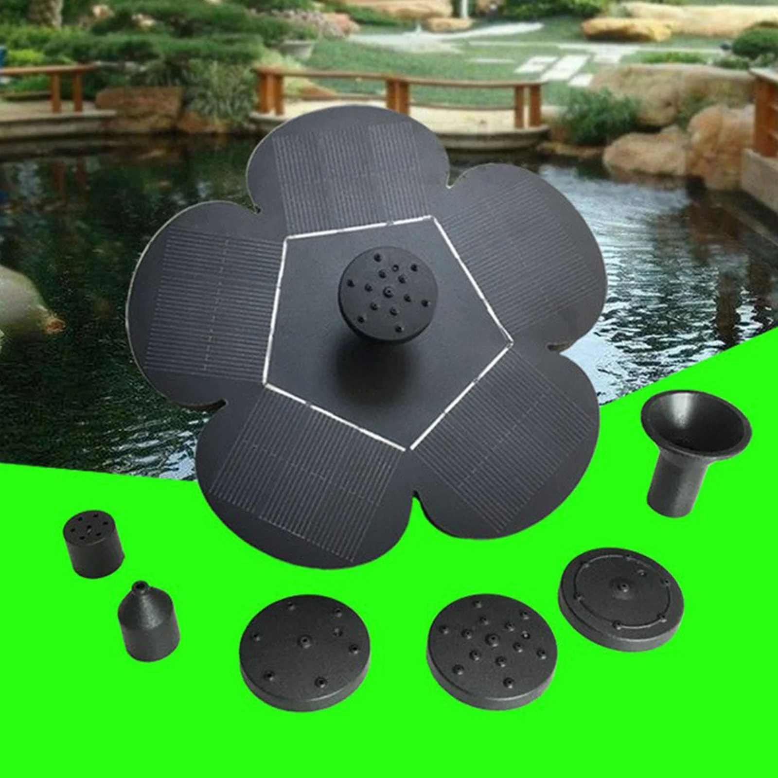 Solar Freestanding Floating Solar Bird Bath Water Garden Bird Bath Decor Sprinkler System Insulation Cover Tall Sprinkler Head Sprinkler Head for Hose Inflatable Dinosaur Sprinkler Sprinkler for Small