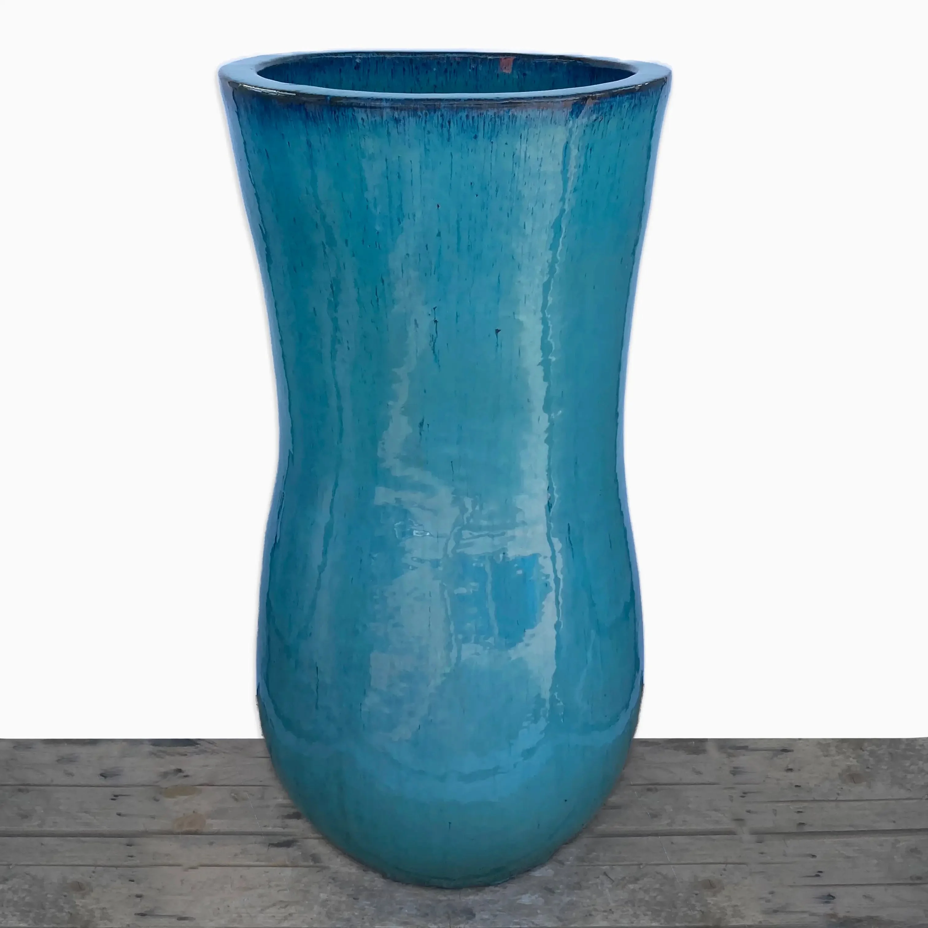 Ceramic Peanut Shaped Planter | Ideal for Indoor & Outdoor Plants | Artistic Home Decor Accent