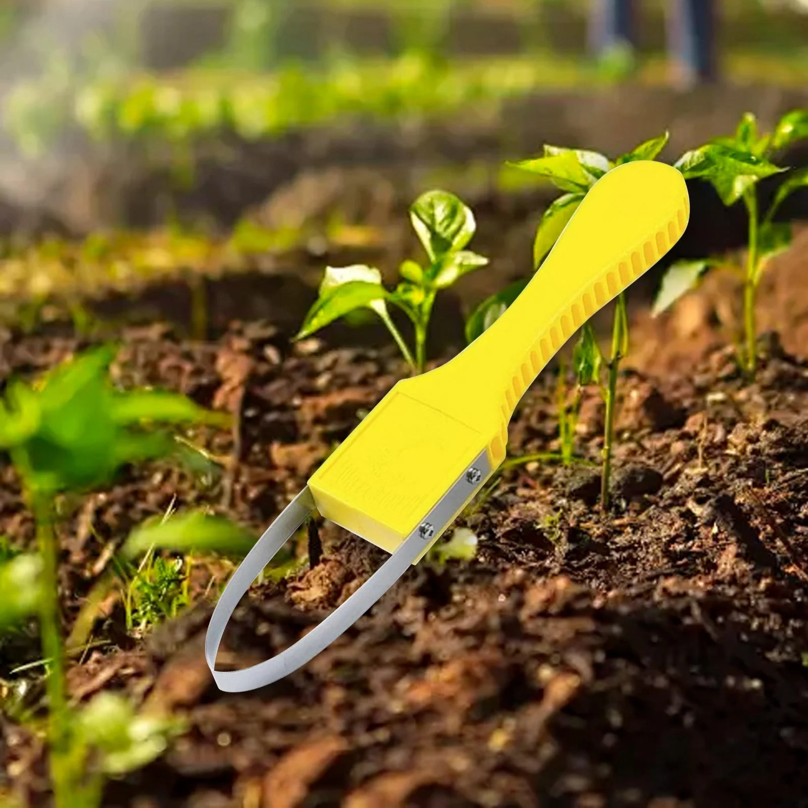 kesoto Garden er Tool Hand er Tool PP Premium Pulling Tool,Scarification Manual ing Spade Trimmer Tool for Farmland Yellow