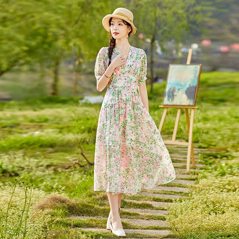 Ginkgo Biloba Flower Dress (Wearable) Ginkgo Leaf 2Xl Gentle Wind Fairy Classical Leisure