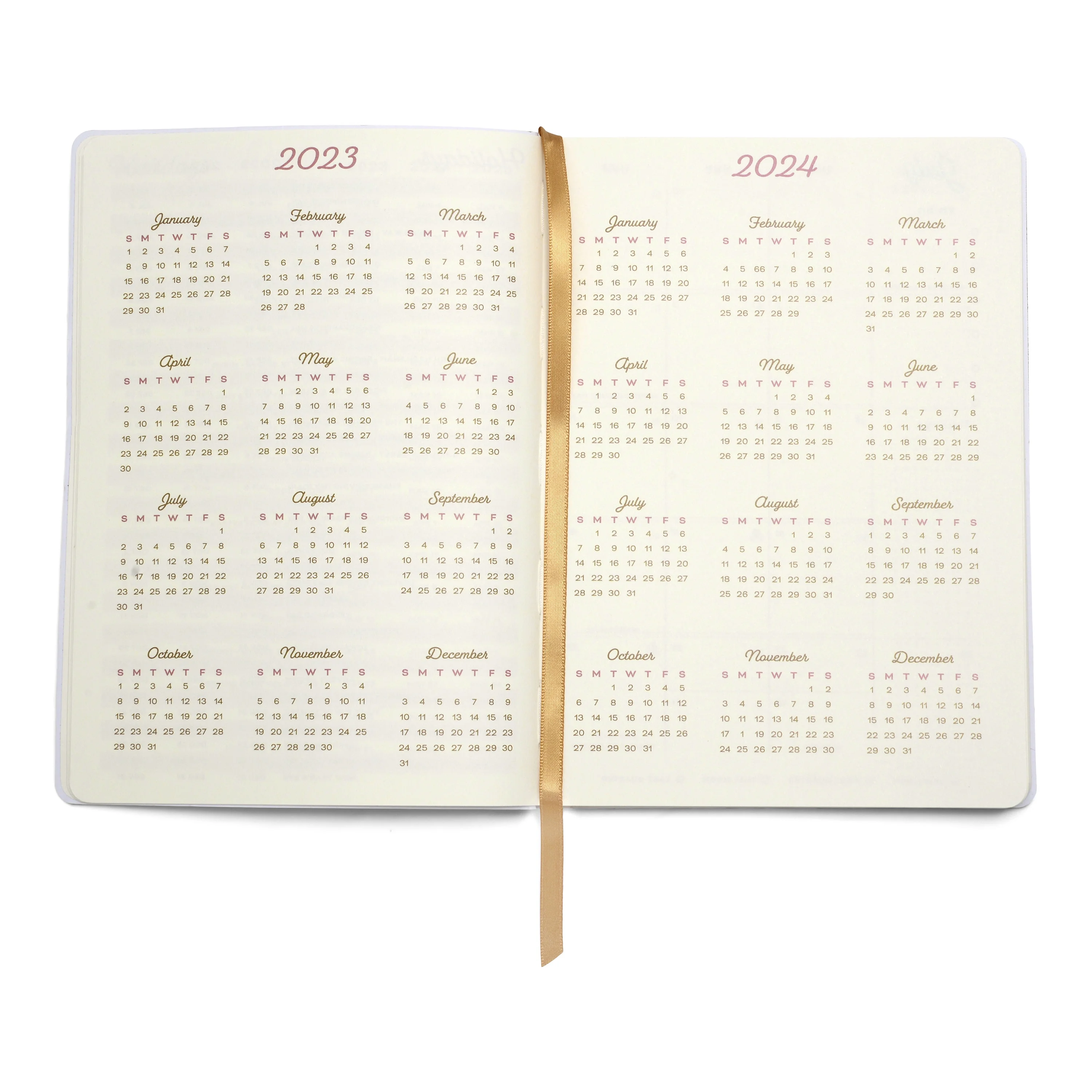 Think Ink Suede  Monthly Weekly Planner, Making Plans, July 2023– July 2024