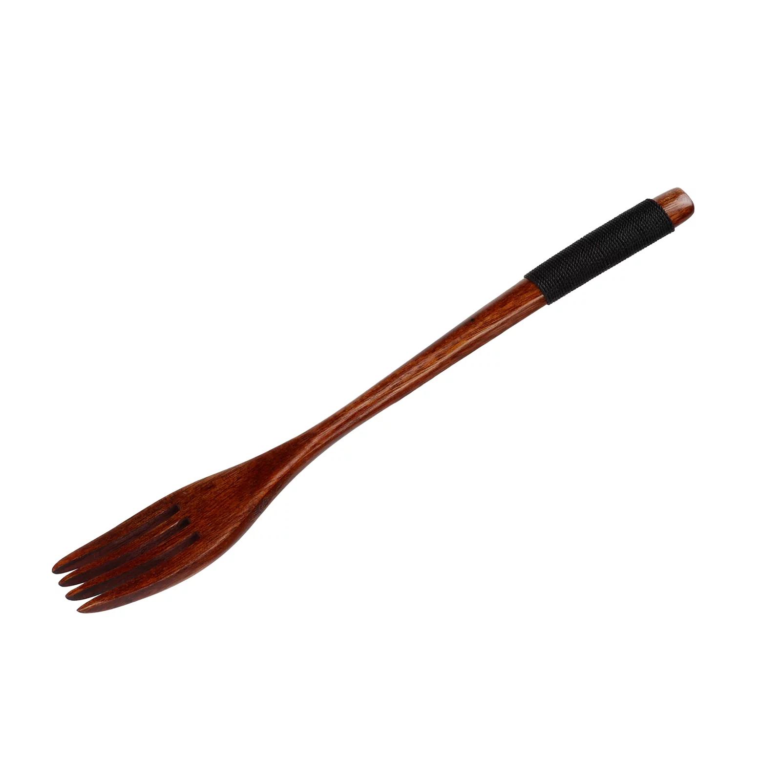 Japanese Wooden Fork Kitchen Tableware Cutlery for Barbecue Picnic Camping Parties