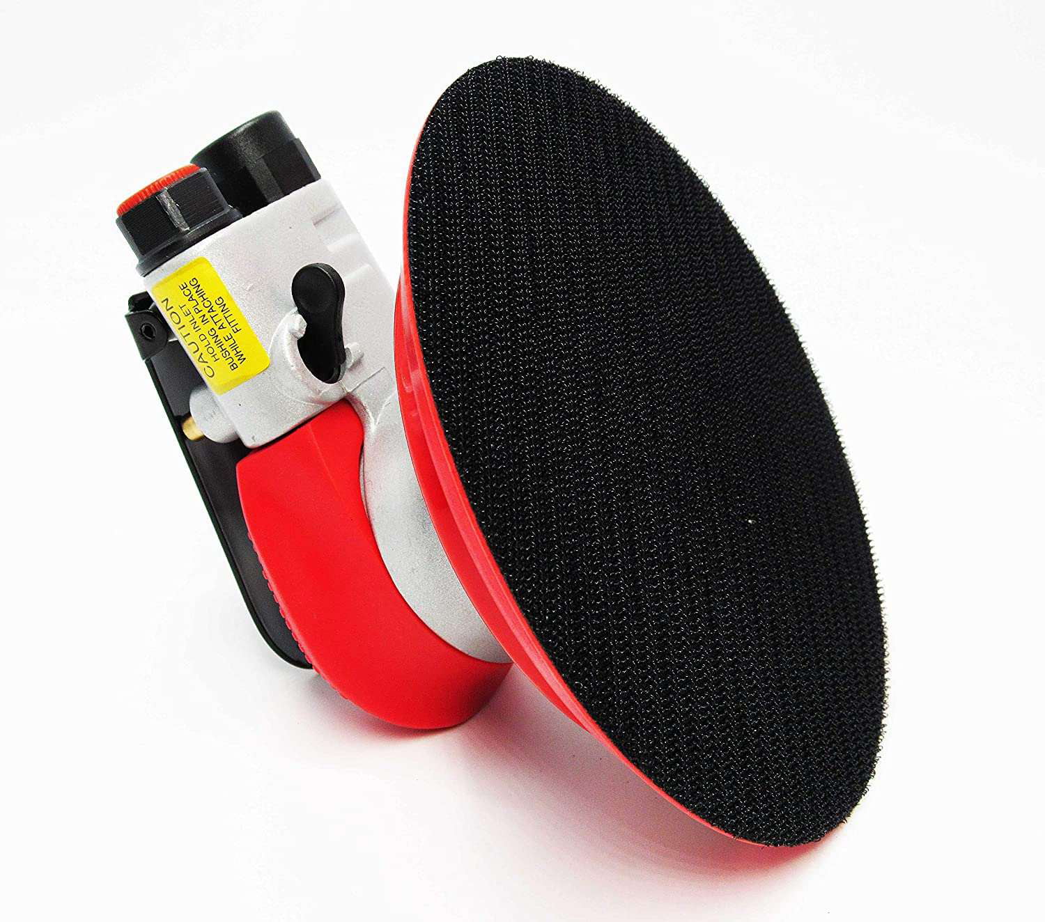 MAXX PROS Random Orbital Sander – Pneumatic Palm Sander – 6” x 3/16” Diam. Orbit – Hook and Loop Pad