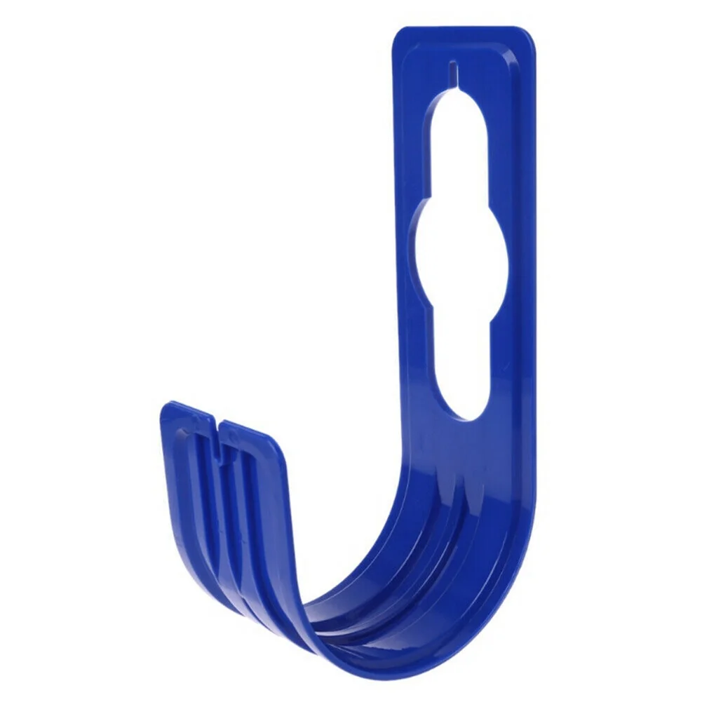 Hose Holder Wall Mount,Durable Garden Hose Hanger Heavy Duty Hose Hook Metal Steel Hose Bracket Fit to100ft Expandable Watering Hose (Blue)