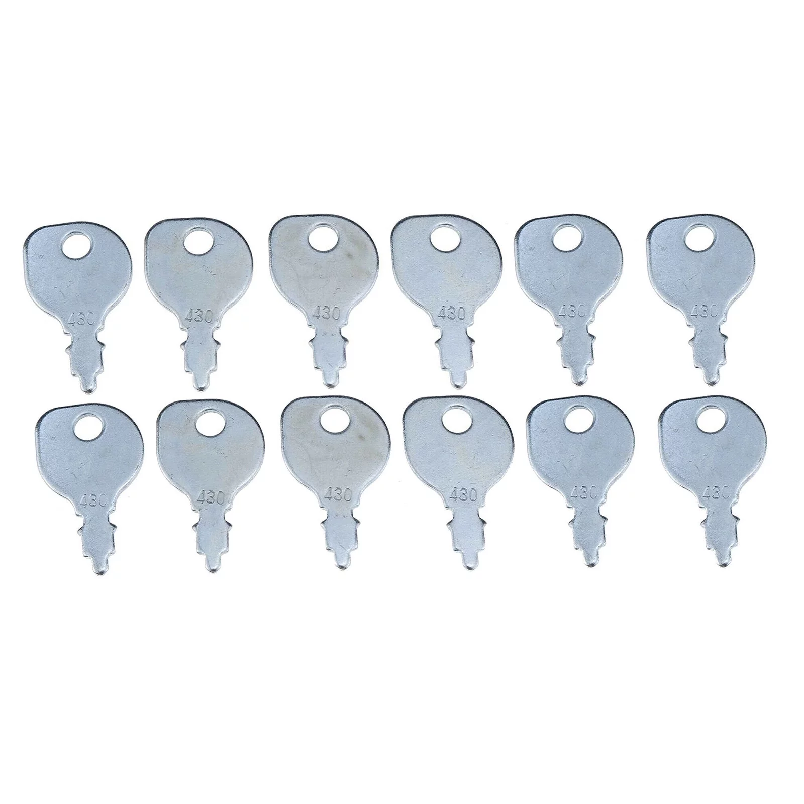 Fridayparts Ignition Switch Keys for Indak 691959 Fits Toro Zero Turn Riding Lawn Mowers 12pcs
