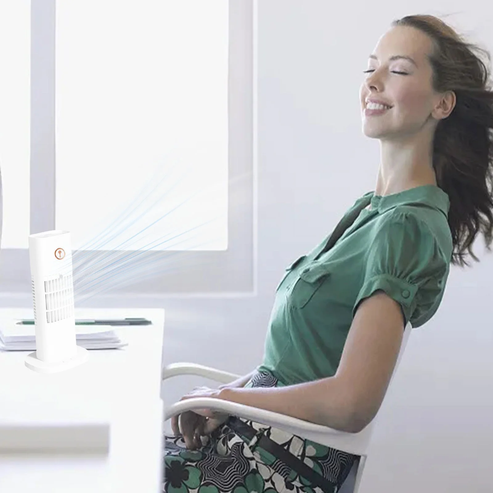 AaSFJEG 4Th of July Usb Water Cooler Home office Desktop Air Conditioning Fan Humidification Spray Cooler Fan