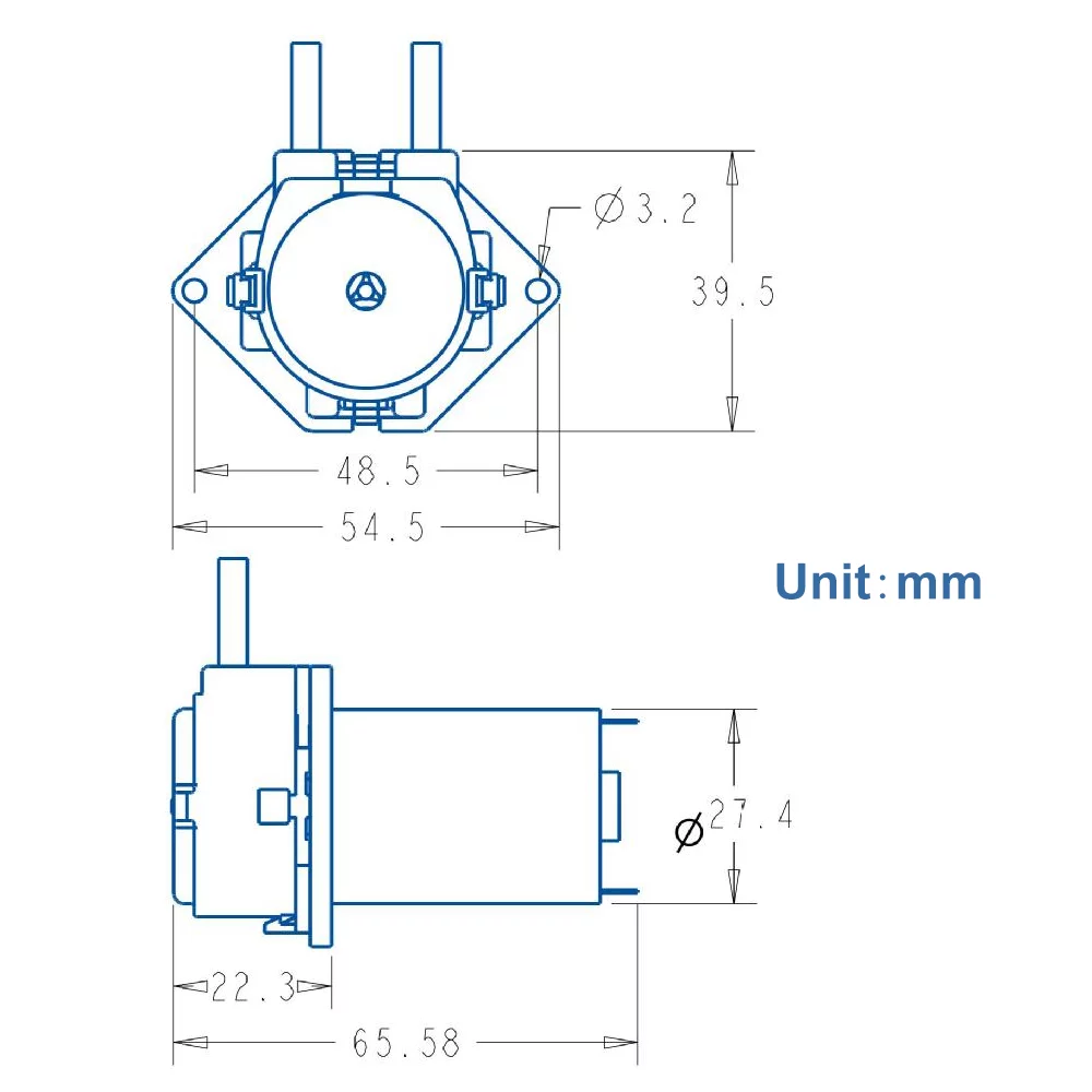 GROTHEN Peristaltic Pump,Additives Flat Panel Head Function Lab Chemical Additives Flat24v Pump Peristaltic Tube Head Function Lab Chemical Peristaltic Pump Flat Panel Style Pump Water Liquid
