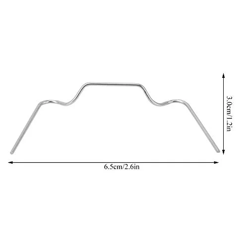 50pcs Greenhouse Glazing Clips, Stainless Steel W Type Clips Thick Glazing Clips Tool 