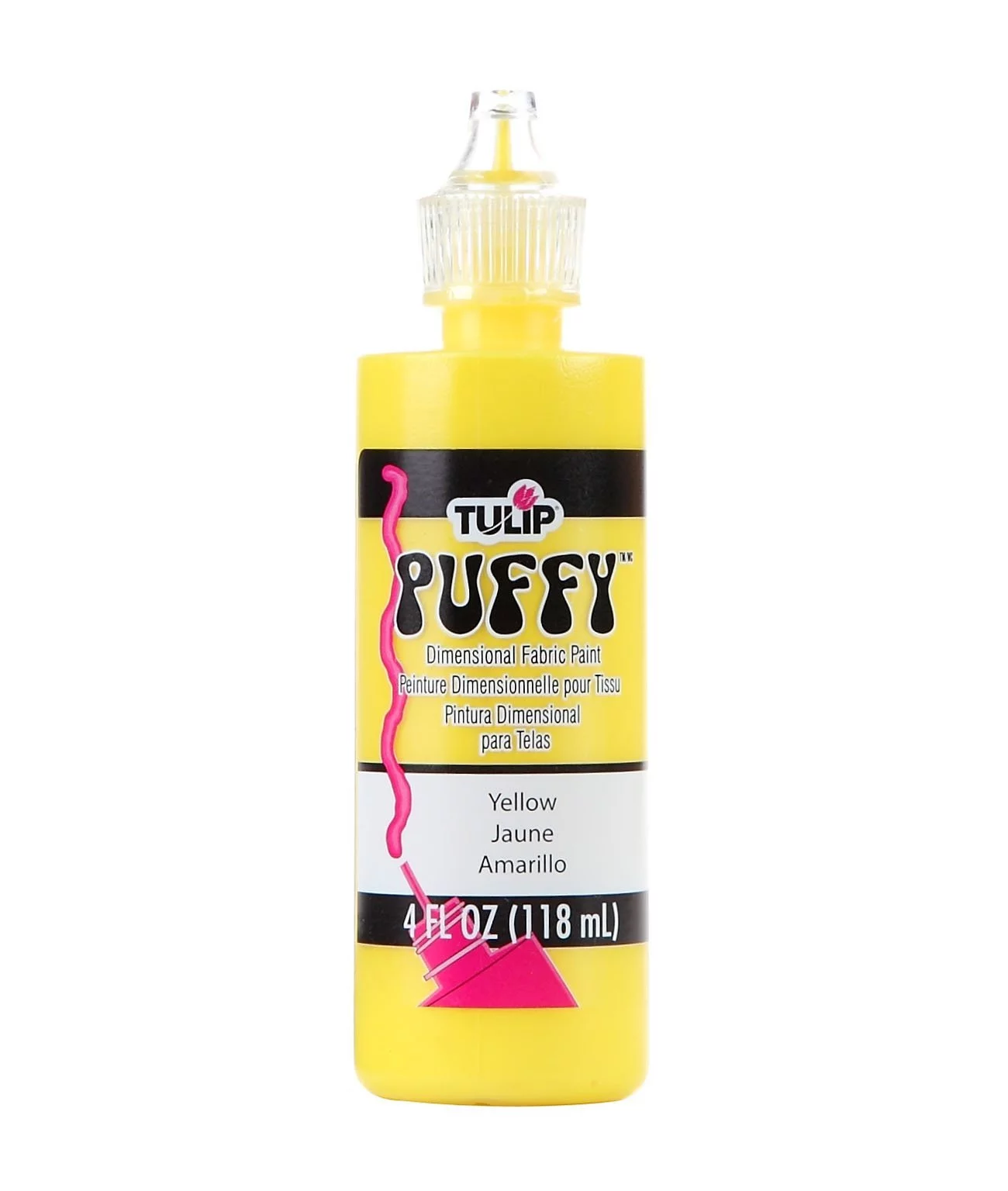 Tulip Slick Brown Dimensional Fabric Paint, 4 fl oz