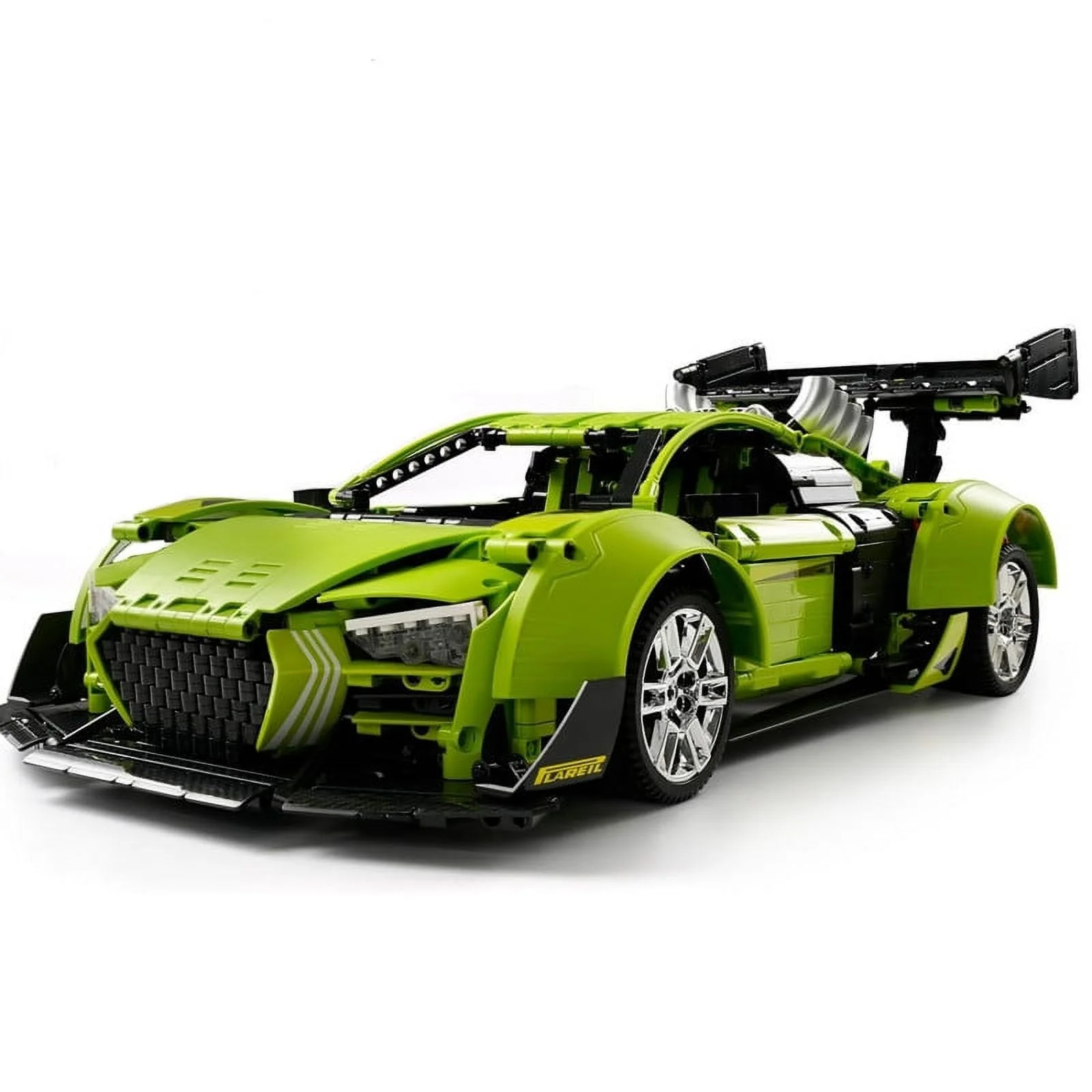 Dropurfon SR8 Sports Racing Car Building Block Set Supercar Playset and Display Model Kits Toy for Adult