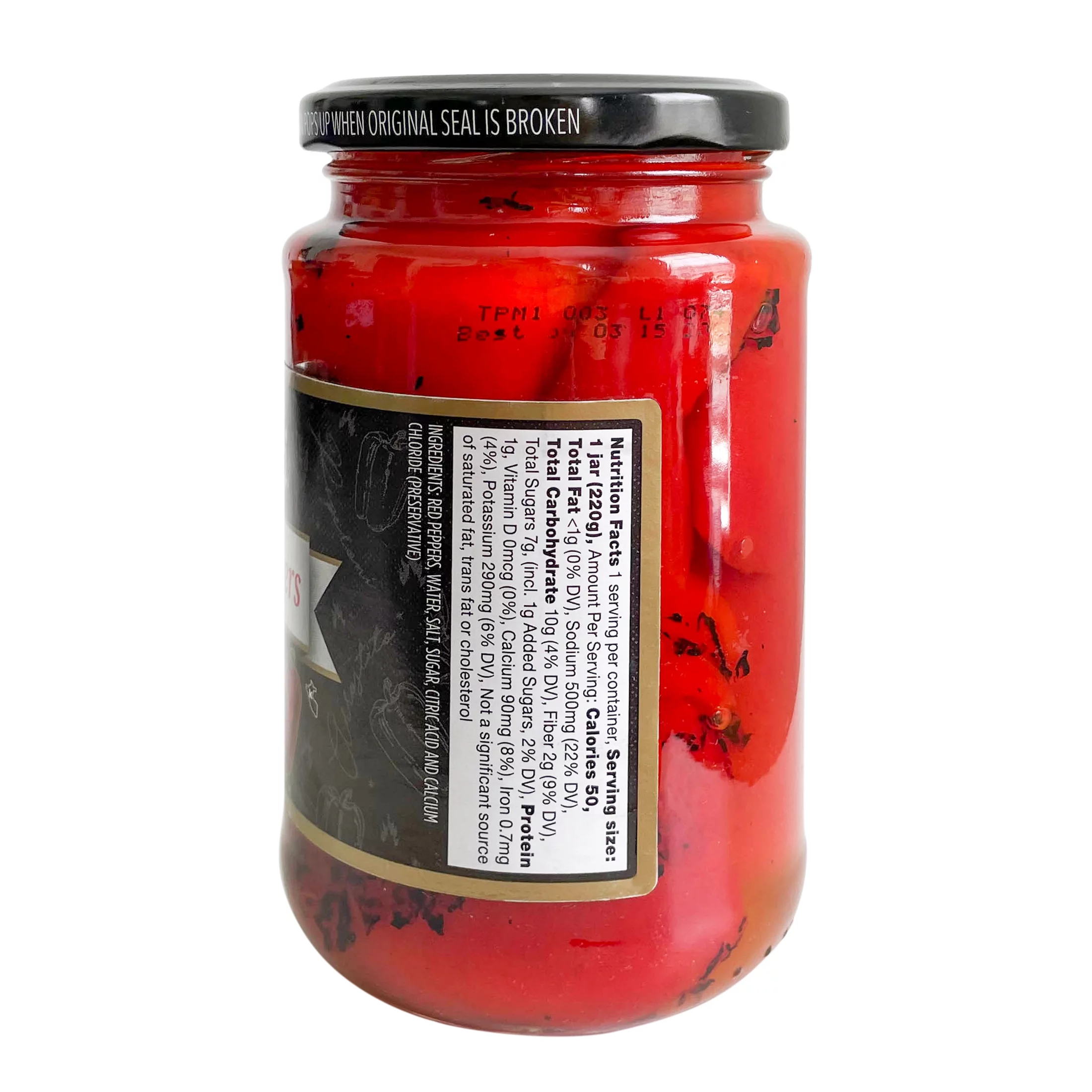 Botticelli Fire Roasted Sweet Red Peppers, 12 oz, 8 Servings
