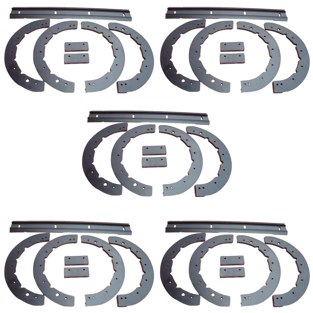 RAParts Set of 5 Snow Blower Paddle Set (6 pcs) w/Scraper Bar Fits MTD Yardmachine 21