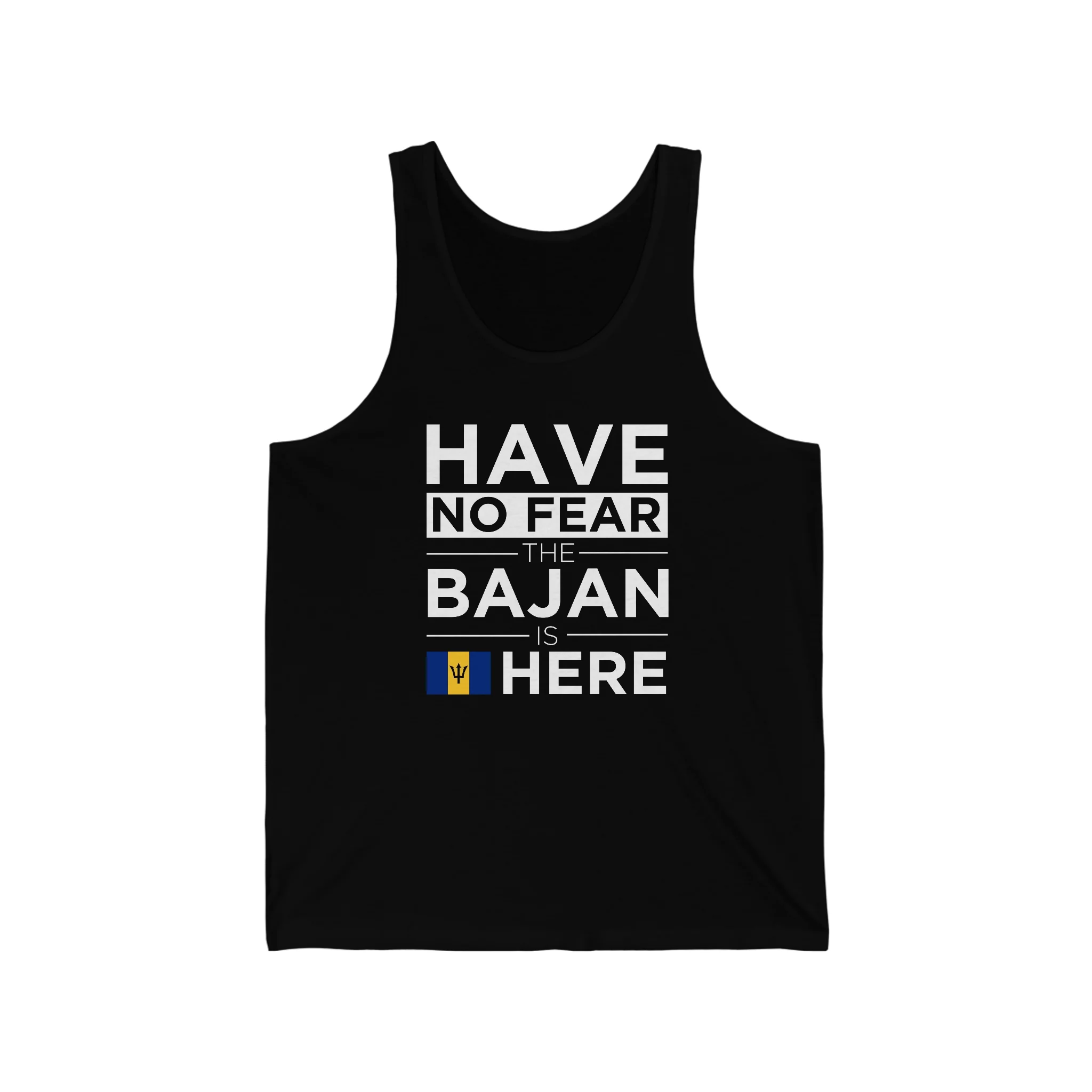Have No Fear The Bajan is here Barbados Pride Unisex Tank top, XS-2XL