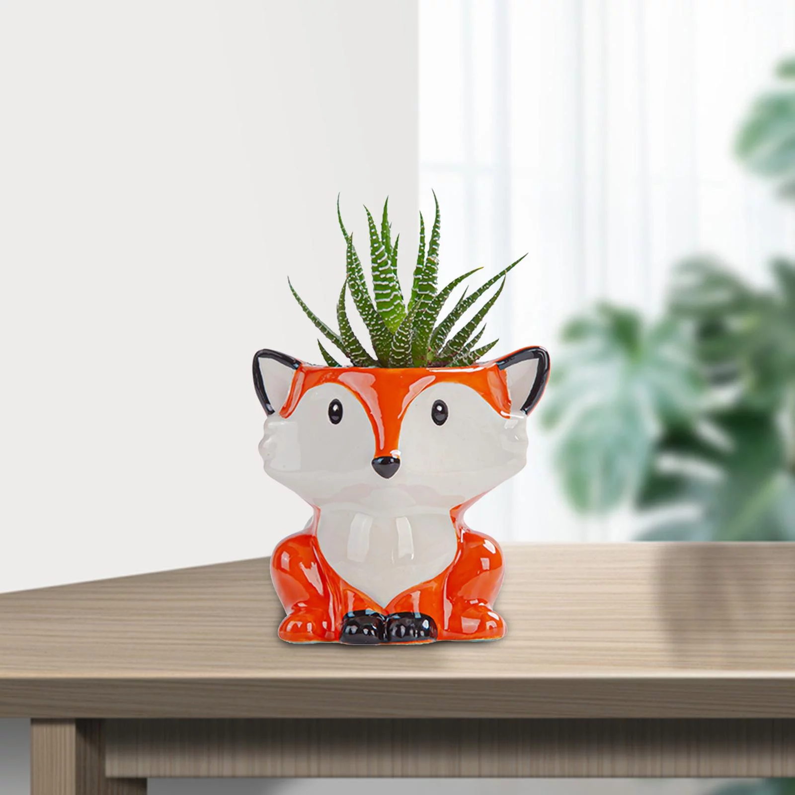 kesoto 5-6pack Cartoon Plant Succulent Planter Desk Flower Pot 8x7x7.5cm 5 Pcs