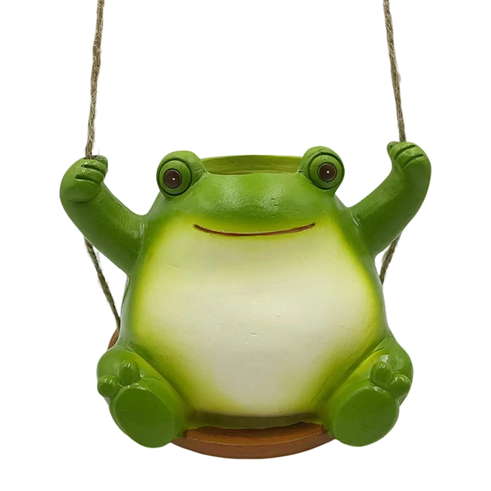 Gazechimp Animal Frog Flowerpot Ornament Unique Nursery Pot for Outdoor Home Courtyard