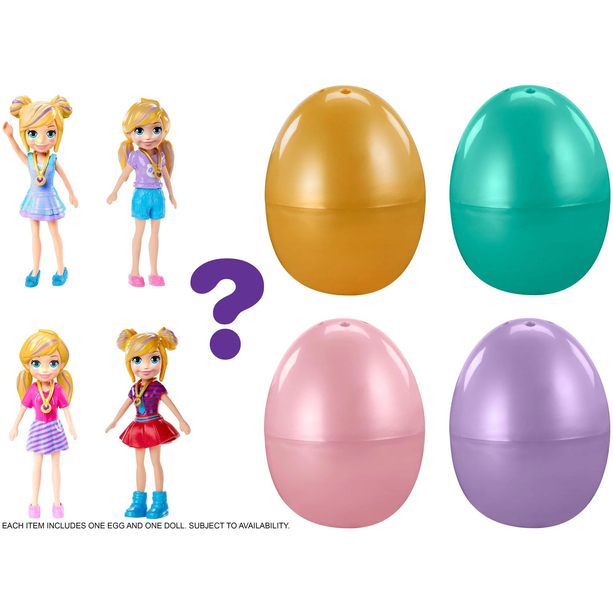 Polly Pocket Easter Egg With Surprise Polly Doll (Styles May Vary)