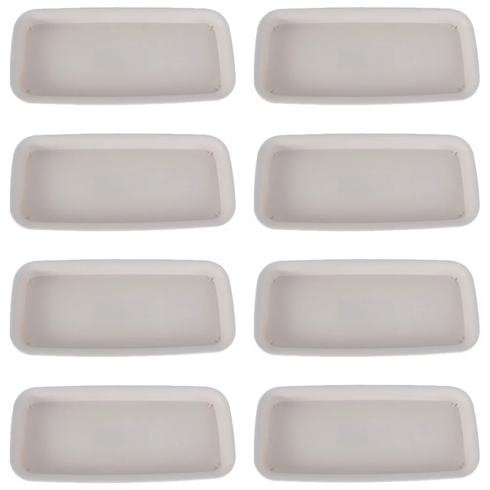 Gongxipen 8Pcs Rectangular Planter Tray Plastic Flower Pot Tray Large Flower Pot Saucer Flower Pot Drip Tray