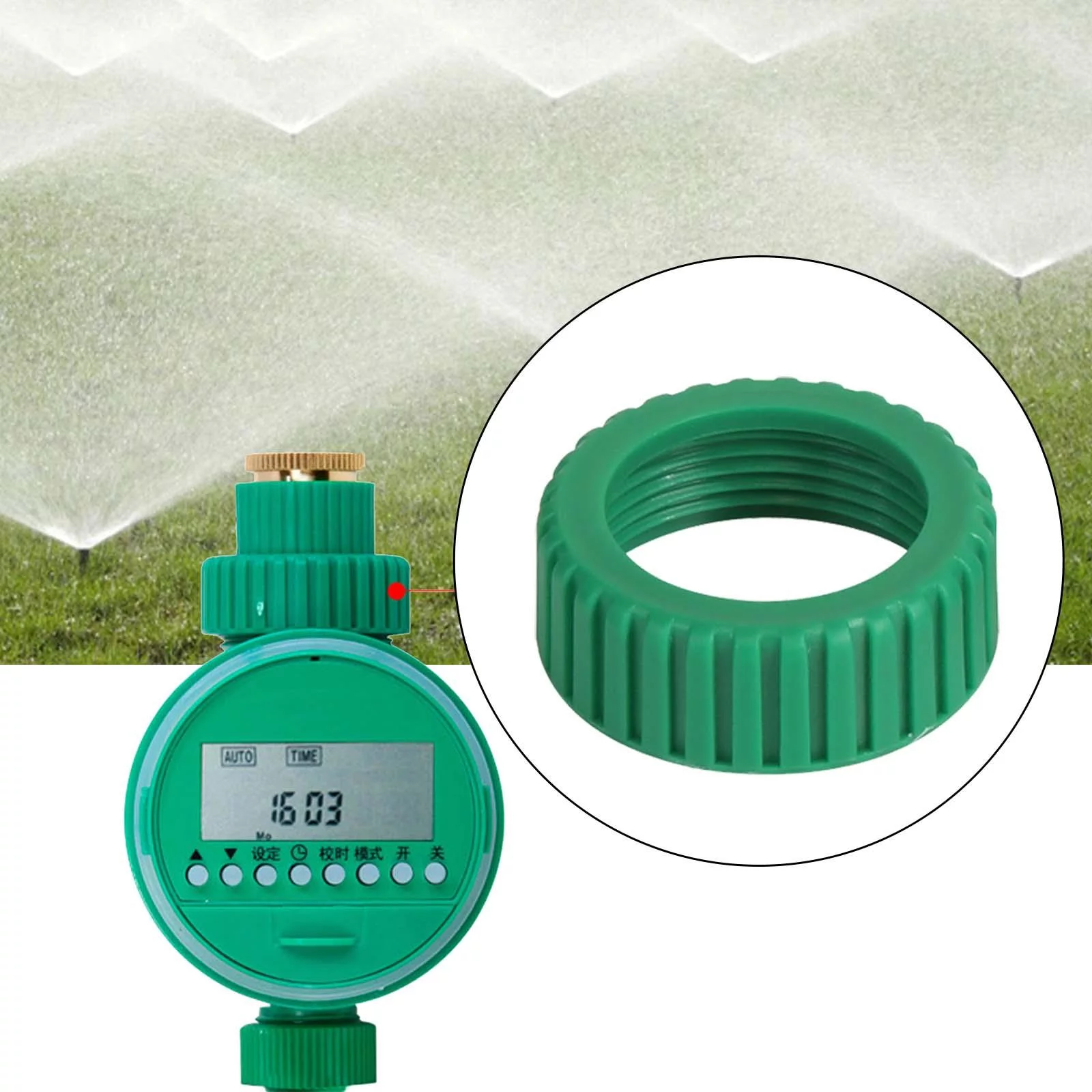 Automatic Water Timer Replacements Garden Timer Mist Systems Fitting Accessories Garden Lawn Hose Timer Spart for Patio Landscaping Garden Cover