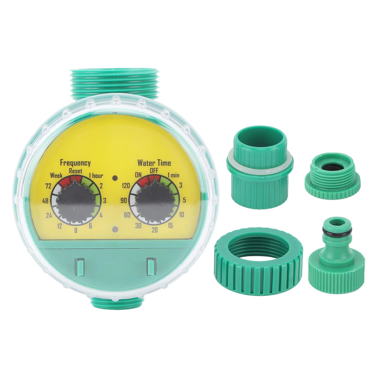 Uadme G3/4 Inch Automatic Water Timer, Simple Operation Rugged Sprinkler Timer Time-Saving Watering for Roof Gardens Balconies Villa Gardens