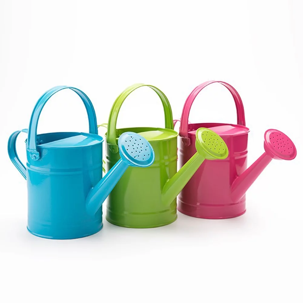 Sugeryy 1.5L Iron Watering Can Home Bonsai Plant Shower Tool Gardening Water Pot Sprinkled Kettle Garden Irrigation Spray Bottle Photo Props